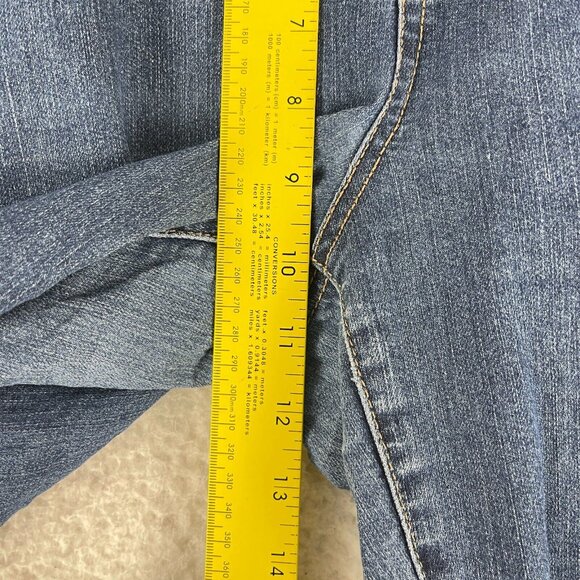 Torrid Blue Denim Skinny Leg Jeans Womens Mid-Rise Medium Wash Casual Size‎ 16 - Picture 8 of 15